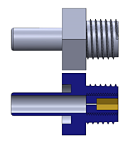 QCSA-PO Series Stem x Male Thread Orifices